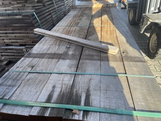 Ca. 34x Kopie balken fijnbezaagd, 50x150mm, lengte 450cm